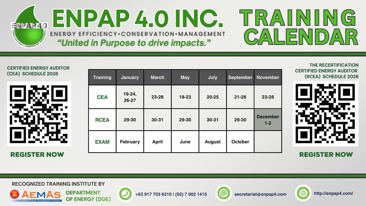 CEA Training Calendar
